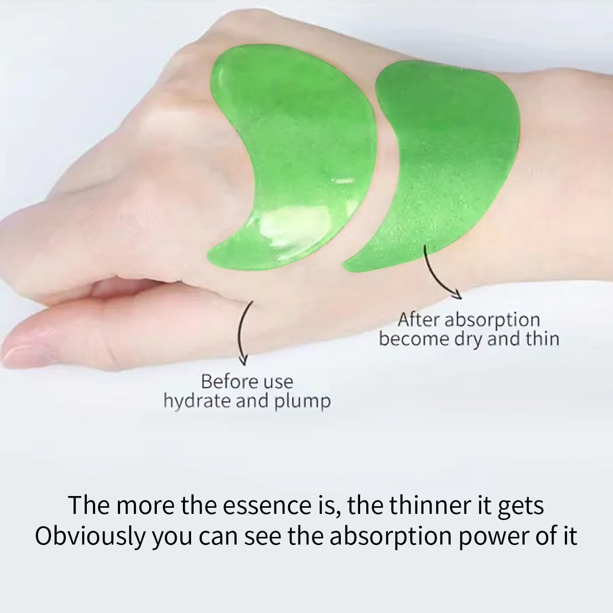 Calmiri aloe and collagen under-eye patches – image 6