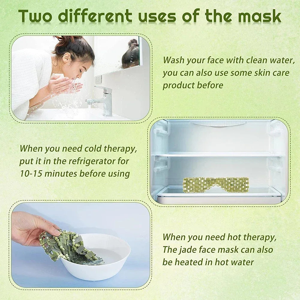 Calmiri cooling jade eye mask – image 6