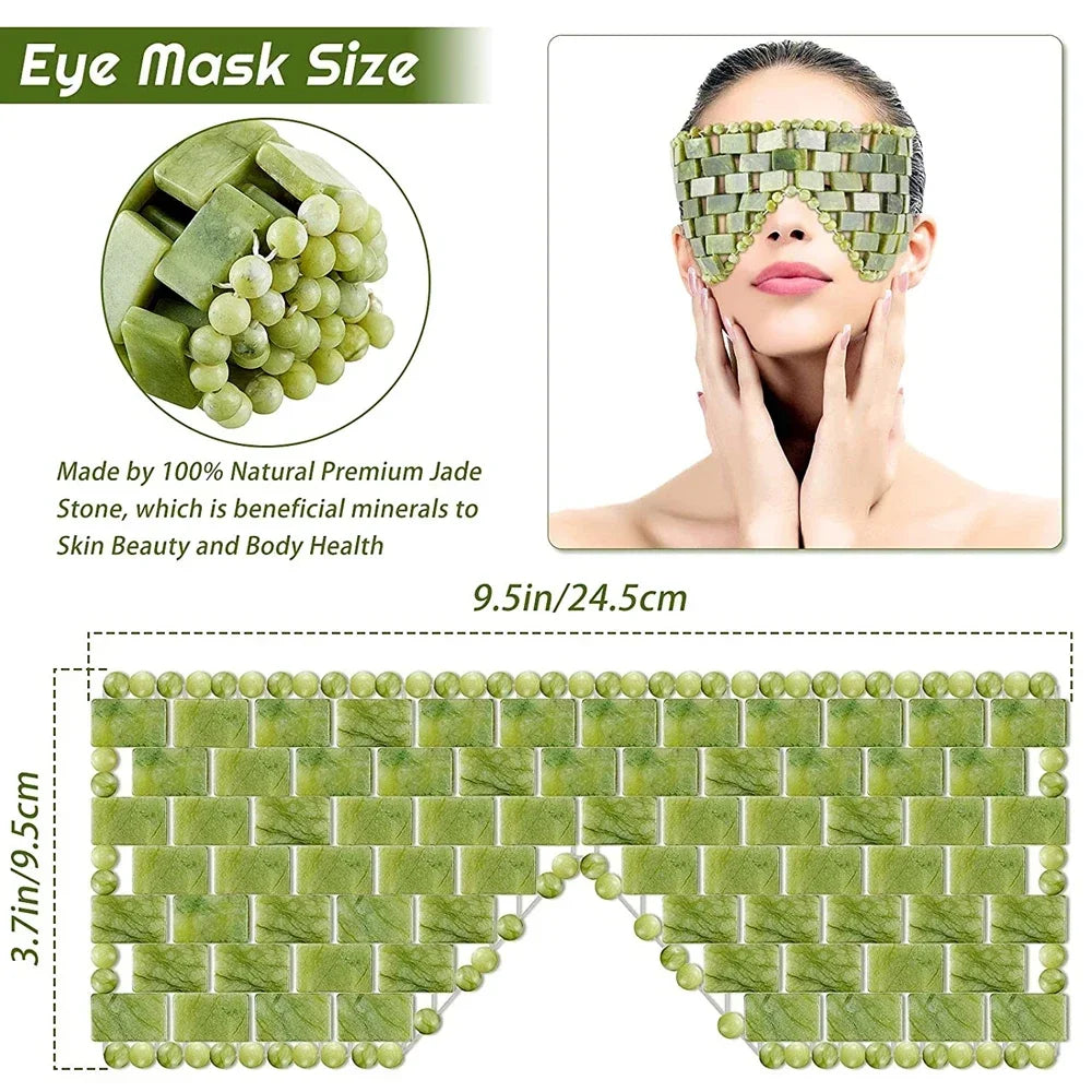 Calmiri cooling jade eye mask – image 4